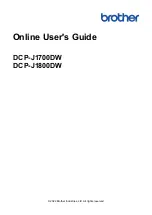 Brother DCP-J1700DW Online User'S Manual preview