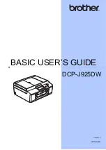 Brother DCP-J925DW Basic User'S Manual предпросмотр