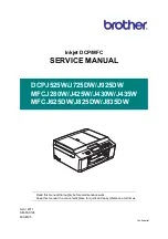 Brother DCP-J925DW Service Manual предпросмотр