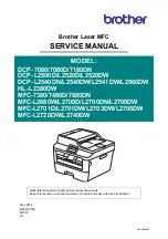 Brother DCP-L2500D Service Manual preview