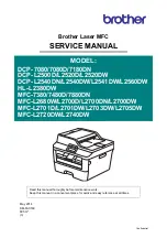 Preview for 1 page of Brother DCP-L2500D Service Manual