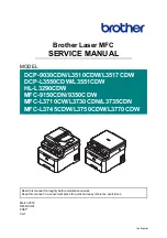 Preview for 1 page of Brother DCP-L3510CDW Service Manual