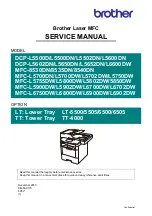 Preview for 1 page of Brother DCP-L5500D Service Manual