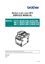 Brother DCP-L8400CDN Service Manual preview