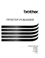 Preview for 1 page of Brother DP-550CJ Owner'S Manual