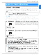 Preview for 215 page of Brother DreamWeaver XE VM6200D Operation Manual