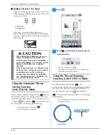 Preview for 226 page of Brother DreamWeaver XE VM6200D Operation Manual