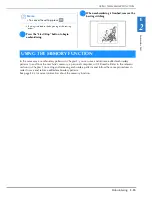 Preview for 279 page of Brother DreamWeaver XE VM6200D Operation Manual