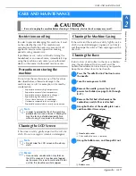 Preview for 299 page of Brother DreamWeaver XE VM6200D Operation Manual