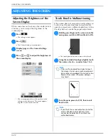 Preview for 302 page of Brother DreamWeaver XE VM6200D Operation Manual