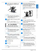 Preview for 309 page of Brother DreamWeaver XE VM6200D Operation Manual