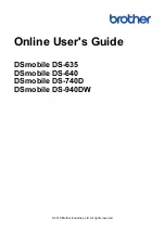 Brother DSmobile DS-635 Online User'S Manual preview