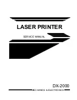 Preview for 1 page of Brother DX-2000 Service Manual