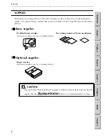 Preview for 9 page of Brother E-100 Operation Manual