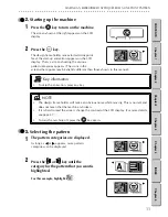 Предварительный просмотр 18 страницы Brother E-100 Operation Manual