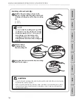 Предварительный просмотр 21 страницы Brother E-100 Operation Manual