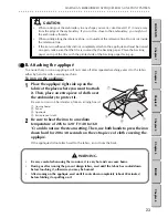 Предварительный просмотр 30 страницы Brother E-100 Operation Manual