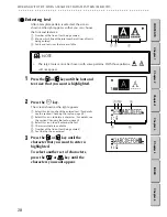 Предварительный просмотр 35 страницы Brother E-100 Operation Manual