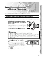 Предварительный просмотр 40 страницы Brother E-100 Operation Manual