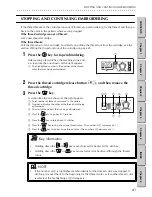 Предварительный просмотр 48 страницы Brother E-100 Operation Manual