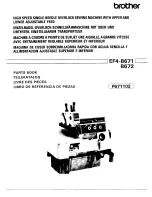 Preview for 1 page of Brother EF4-B671 Parts Manual