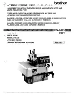 Brother EF4-B683 Parts Manual preview