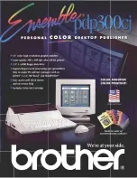 Preview for 1 page of Brother Ensemble PDP-300CJ Specifications