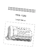 Brother FAX-1000 Owner'S Manual preview