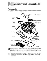 Preview for 23 page of Brother FAX 2600 Operation Manual