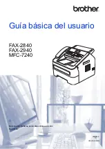 Brother FAX-2840 (Spanish) Manual preview