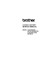 Предварительный просмотр 1 страницы Brother FAX-8350P Service Manual