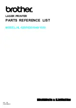 Brother HL-1020 Parts Reference List предпросмотр