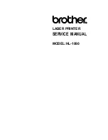 Preview for 1 page of Brother HL-1060 Series Service Manual