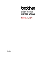 Brother HL-1070 - B/W Laser Printer Service Manual предпросмотр