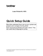 Preview for 129 page of Brother HL-1070 - B/W Laser Printer Service Manual