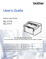Brother HL-1112 User Manual preview