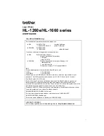 Preview for 120 page of Brother HL-1660 Series User Manual