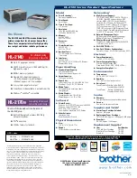 Предварительный просмотр 4 страницы Brother HL-2170W Brochure & Specs