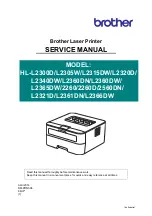 Brother HL-2260 Service Manual preview