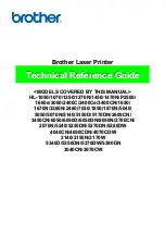 Brother HL-2600CN Series Technical Reference Manual preview