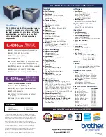 Предварительный просмотр 4 страницы Brother HL-4040CDN - Color Laser Printer Brochure