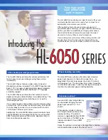 Предварительный просмотр 3 страницы Brother HL-6050DN Brochure & Specs