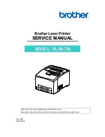 Brother HL-8050N Service Manual предпросмотр