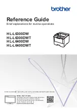 Предварительный просмотр 1 страницы Brother HL-L6300DW Reference Manual