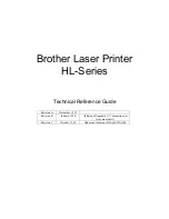 Brother HL- SERIES Technical Reference Manual preview