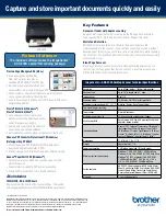 Preview for 2 page of Brother ImageCenter ADS-2000 Technical Specifications