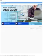 Brother ImageCenter ADS-2000 User Manual предпросмотр