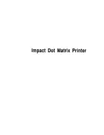 Предварительный просмотр 5 страницы Brother IMPACT DOT MATRIX PIRNTER Parts Reference List