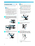 Preview for 36 page of Brother Innov-is 1250D Operation Manual