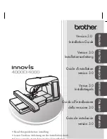 Предварительный просмотр 1 страницы Brother Innov-ís 4000DLTD Installation Manual